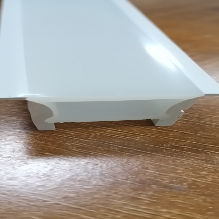 Silicone LED Light Channel Diffuser White Edge Without Bottom 120° Top Emitting 20*10mm